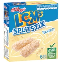 kelloggs lcms split stix cereal bars yoghurty 138g 6pk