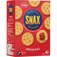 griffins snax crackers original 250g