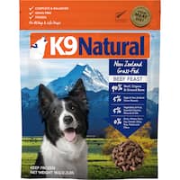 k9 natural dog food beef feast 1kg