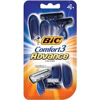 bic comfort 3 disposable shavers advance 4pk