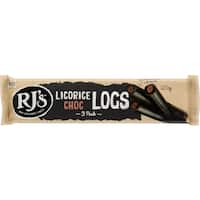 rjs licorice chocolate logs 3pk 120g