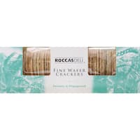 roccas deli fine crackers wafer thins sesame & poppyseed 100g