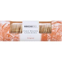 roccas deli fine crackers wafer thins original 100g