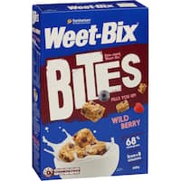 sanitarium weetbix bites wheat biscuits wildberry 500g