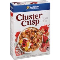sanitarium cluster crisp cereal triple berry 475g