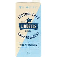 liddells lactose free milk full cream 1L