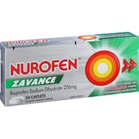 nurofen zavance ibuprofen fast pain relief caplets 24pk
