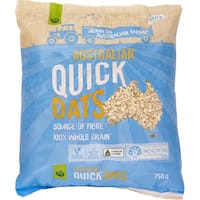 countdown quick oats australian 750g