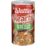 wattie's canned irish stew soup with lamb 535g