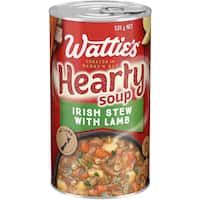 wattie's canned irish stew soup with lamb 535g