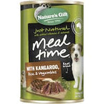 nature's gift dog food kangaroo, rice & vegetables 700g