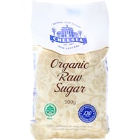 chelsea organic sugar raw 500g