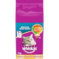 whiskas dry cat food seafood selections 2kg