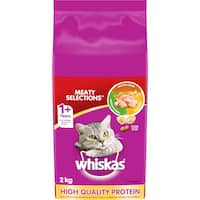 whiskas dry cat food meaty selections 2kg