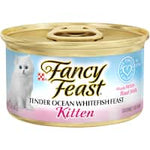 fancy feast kitten wet cat food ocean white fish & tuna 85g