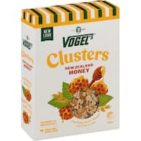 vogels muesli clusters crunchy honey 450g