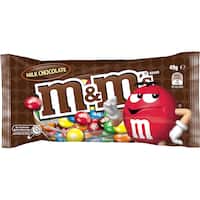 m&ms sweets milk chocolate 49g
