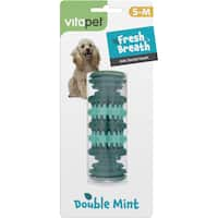 vitapet fresh breath dog toys dental mint sml rubber toy