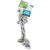 vitapet fresh breath dog toys dental mint rope