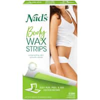 nads hair removal wax strips body 20pk