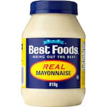 best foods mayonnaise real 810g