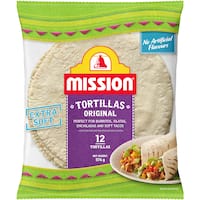 mission mexican burrito tortilla pk 576g 12pk