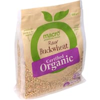 macro organic buckwheat raw 500g