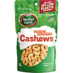 mother earth cashews batch roasted & salted 150g