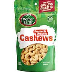 mother earth cashews roasted unsalted 150g