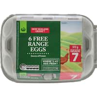 countdown eggs half dozen free range size 7