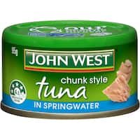 john west chunk style tuna in spring water 95g