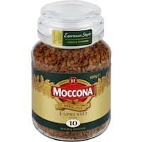 moccona espresso style instant freeze dried coffee medium roast 100g