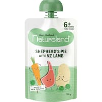 natureland baby food sherperds pie & mash 120g