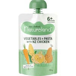 natureland baby food chicken pasta & veges 120g