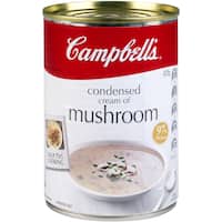 campbells canned soup cream of mushroom condensed 420g