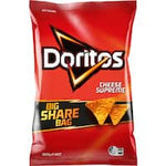 doritos corn chips supreme cheese party bag 300g