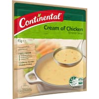 continental simmer instant soup creamy chicken 45g