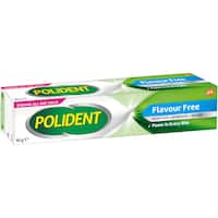 polident denture adhesive cream flavour free 60g