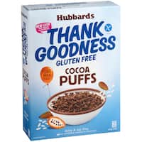 hubbards thank goodness cereal cocoa puffs gluten free 400g