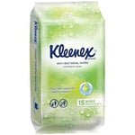kleenex wet wipes cleaning wipes antibacterial 15pk