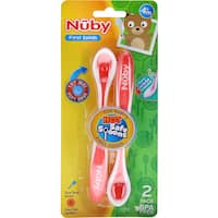 nuby baby cutlery hot safe spoons 2pk