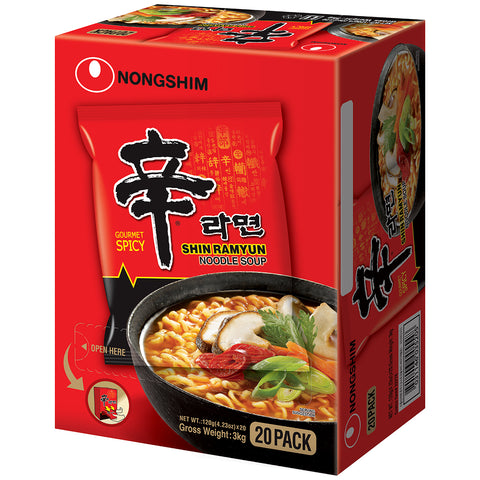 NONGSHIM SHIN RAMYUN NOODLE 20X120G