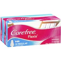 carefree flexia tampons regular 32pk