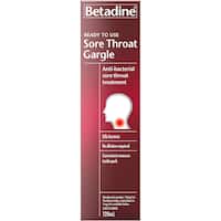 betadine throat gargle sore 120mL