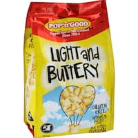 pop n good popcorn light & buttery 150g