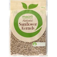 macro sunflower kernels natural 500g