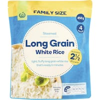 countdown long grain rice microwave 450g