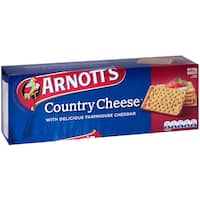 arnotts crackers country cheese 250g