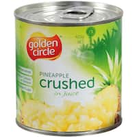 golden circle pineapple crushed in juice 425g