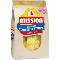 mission mexican tortillas strip white corn 230g